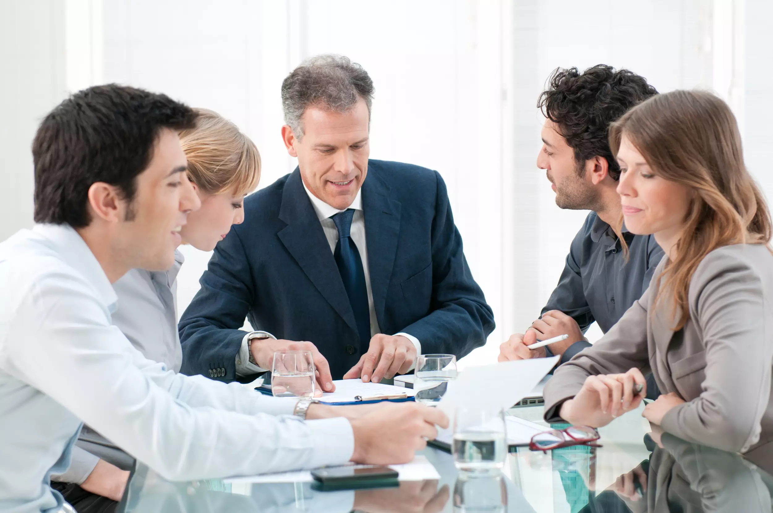 Lawyer or attorney working with team Lawyer or attorney working with team