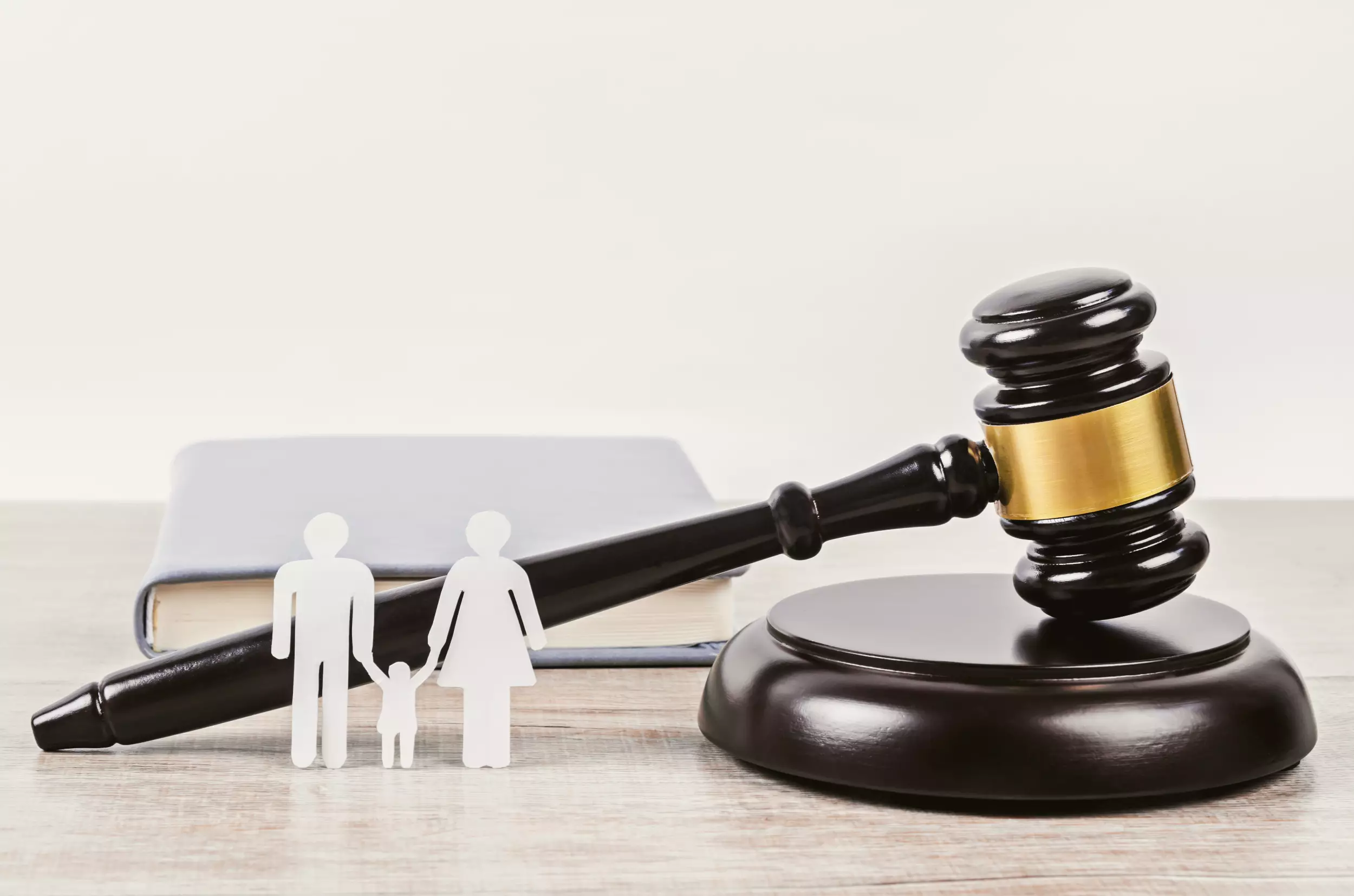 Family law concept with gavel Family law concept with gavel